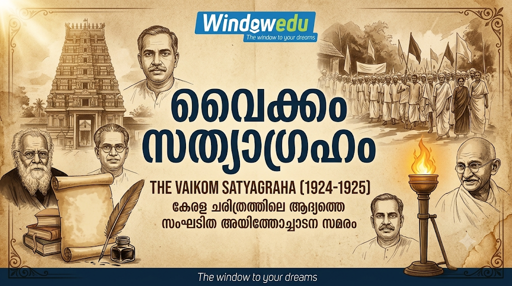 Read more about the article വൈക്കം സത്യാഗ്രഹം (Vaikom Satyagraha — 1924–1925)