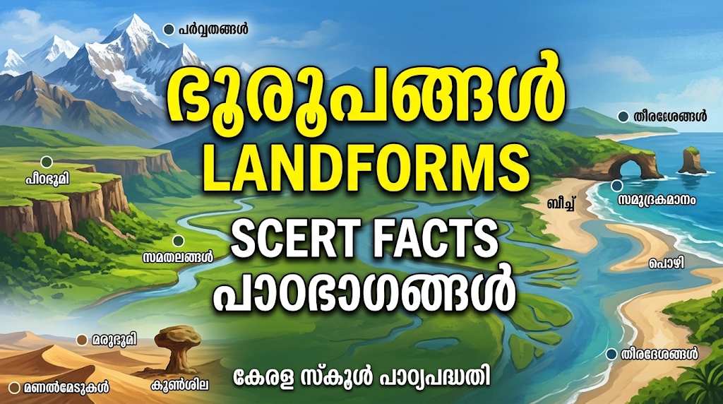 You are currently viewing ഭൂരൂപങ്ങൾ (Landforms): SCERT Facts